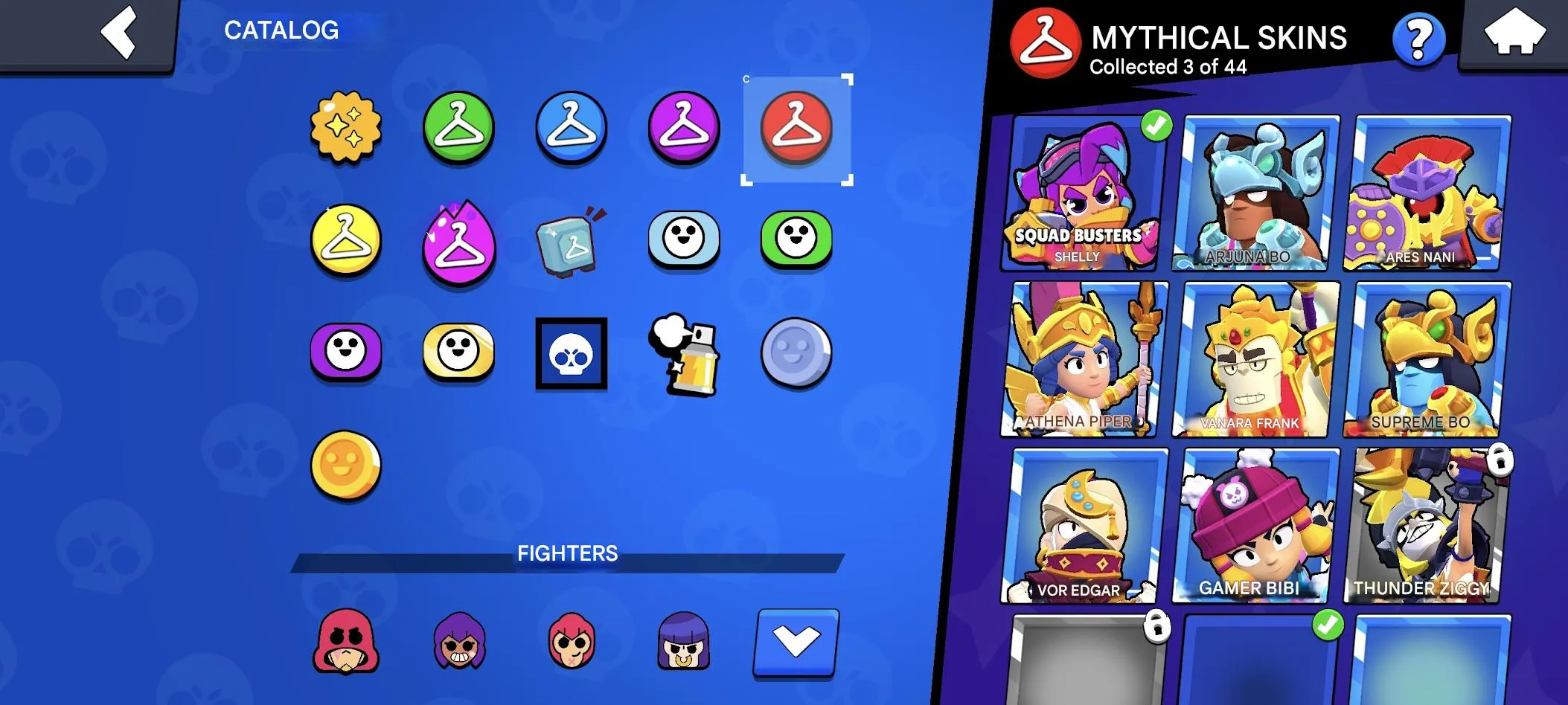 BS1904 80 Brawlers | 52407 Trophies | Squid Fortis 4 Hypercharges | 150+ Skins